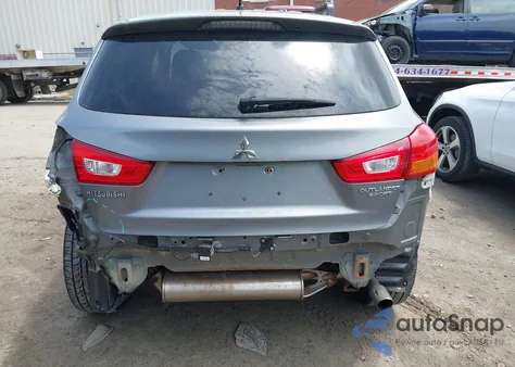 2011 Mitsubishi Outlander Sport Se из США, поврежденный, VIN JA4AP4AU6BZ004376